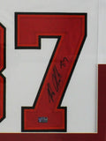 Rob Gronkowski Signed Tampa Bay Buccaneers Framed White NFL Jersey
