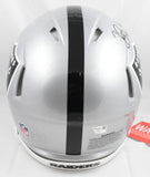 Tim Brown Autographed Raiders F/S Speed Authentic Helmet - Fanatics *Black