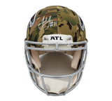 Julio Jones Signed Atlanta Falcons Speed Authentic Camo NFL Helmet