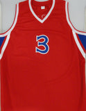 Phili 76ers ALLEN IVERSON Signed Custom Replica Red Jersey AUTO - JSA