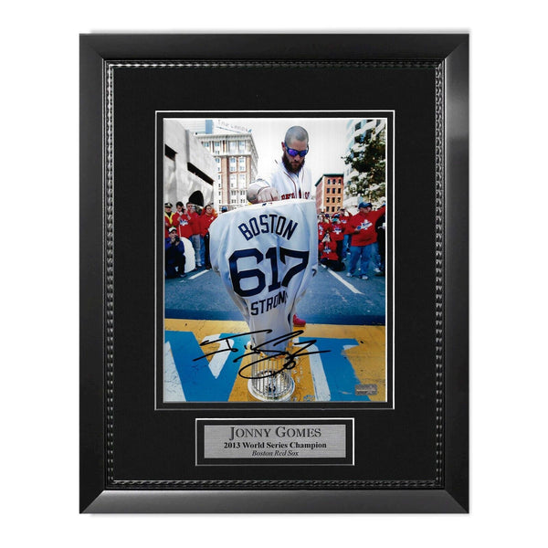 Jonny Gomes Signed Autographed 8x10 Photograph Framed to 11x14 NEP