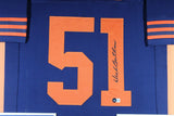 DICK BUTKUS (Bears throwback TOWER) Signed Autographed Framed Jersey Beckett