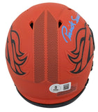 Broncos Patrick Surtain II Authentic Signed Rave Speed Mini Helmet BAS Witnessed