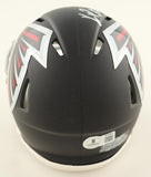 Kyle Pitts Signed Atlanta Falcons Mini Helmet (Beckett) 2021 Pro Bowl Tight End