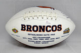 Shane Ray Autographed Denver Broncos Logo Football- JSA Witnessed Authenticated