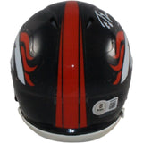 Ed McCaffrey Autographed Denver Broncos TB 97-23 Mini Helmet Beckett 56388