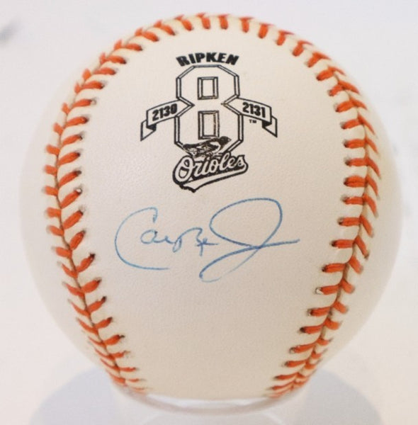 Cal Ripken Jr. Autographed AL Baseball w/ Ripken 8 (2130-2131) Steiner & JSA