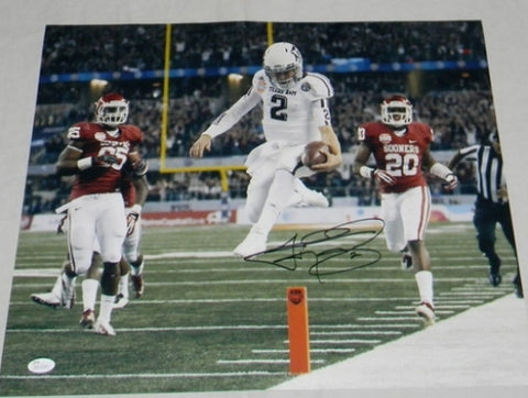 JOHNNY MANZIEL AUTOGRAPHED TEXAS A&M AGGIES COTTON BOWL 16x20 PHOTO JSA