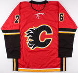Michael Stone Signed Calgary Flames Jersey (Beckett COA) Career 2010-2023