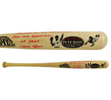 Pete Rose Signed Cincinnati Reds Cooperstown Engraved Blonde Bat- Runner Up
