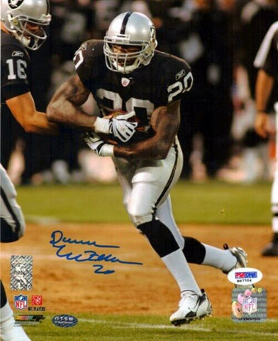 DARREN MCFADDEN AUTOGRAPHED 8X10 PHOTO OAKLAND RAIDERS PSA/DNA STOCK #15096