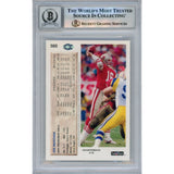 Joe Montana Autographed 1992 Upper Deck #560 Slab Trading Card Beckett 49946