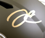 Derek Carr Signed Saints F/S Salute to Service Speed Authentic Helmet-BA W Holo
