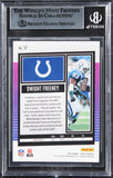 Colts Dwight Freeney Authentic Signed 2022 Score #17 Card BAS Slabbed
