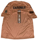 AHMAD SAUCE GARDNER SIGNED NEW YORK JETS SALUTE TO SERVICE NIKE LIMITED JERSEY