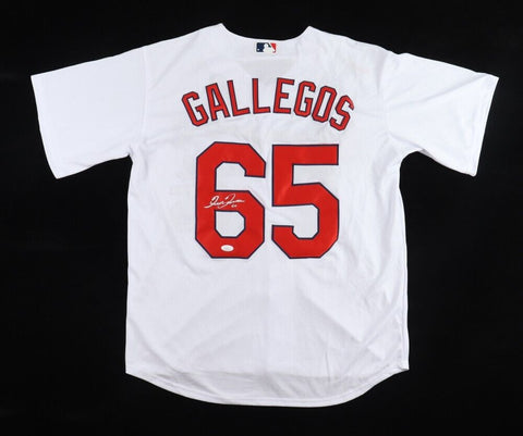 Giovanny Gallegos Signed St Louis Cardinals Custom Nike Style Jersey (JSA COA)