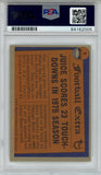 O.J. Simpson Signed 1976 Topps Record Breaker #6 Trading Card PSA Slab 43752