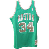 Paul Pierce Signed Boston Celtics Green M&N Jersey Swingman FAN 44396