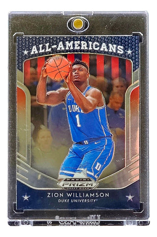 Zion Williamson 2019 Panini Prizm All-Americans Draft Picks #100 Rookie Card