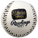 Reggie Jackson Autographed New York Yankees Signed Logo MLB Baseball PROVA