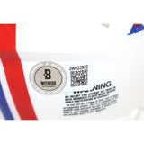 Tedy Bruschi Signed New England Patriots TB Mini Helmet Beckett Witness 51652