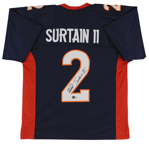 Patrick Surtain II Authentic Signed Navy Blue Pro Style Jersey BAS Witnessed