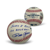 Pete Rose Signed Autographed Baseball Sorry I Bet On Baseball MLB PSA DNA Bleed