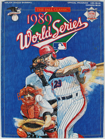 1989 World Series Athletics vs. Giants Official Program World Series Magazine 2