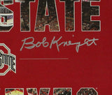 Bob Knight Signed Ohio State Buckeyes 18x24 Wrapped Canvas