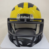 MIKE SAINRISTIL SIGNED MICHIGAN WOLVERINES SPEED MINI HELMET JSA HOLOGRAM
