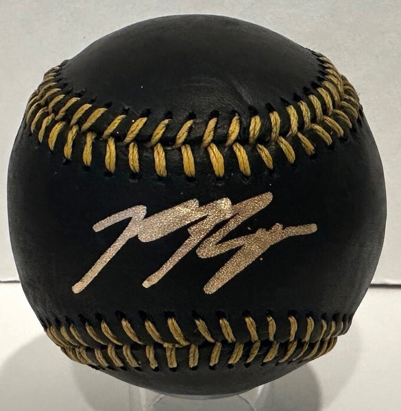 Brewers ROY & MVP RYAN BRAUN Signed MLB Official BLACK Baseball AUTO - BAS