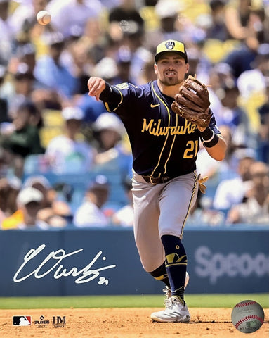 CALEB DURBIN - Milwaukee Brewers - Signed 8x10 Photo #3 AUTO