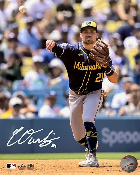 CALEB DURBIN - Milwaukee Brewers - Signed 8x10 Photo #3 AUTO