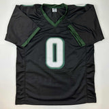Autographed/Signed D'Andre Swift Philadelphia Black Football Jersey JSA COA