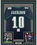 FRAMED Signed DESEAN JACKSON 35x39 Philadelphia Black Jersey PSA COA