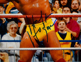 Hulk Hogan Autographed 16x20 Flex Photo -Beckett Hologram *Blue *Middle