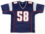 Matt Chatham Signed New England Patriots Jersey Inscribed "3xSB Champ" (JSA)