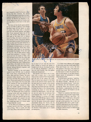 Gail Goodrich & Jeff Mullins Autographed Signed 8x11 Magazine Page Photo 185416