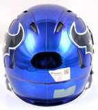 Will Anderson Autographed Houston Texans Chrome Speed Mini Helmet- Fanatics