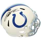Jonathan Taylor Autographed Indianapolis Colts RETRO Full Size Helmet Beckett