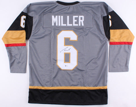 Colin Miller Signed Golden Knights Jersey (Beckett COA) NHL Career 2013-Present