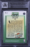 Celtics Larry Bird Signed 1992 Upper Deck Heroes #26 Card Auto 10! BAS Slabbed