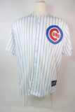 Ernie Banks Chicago Cubs Autographed Majestic Jersey JSA COA