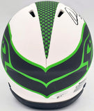 QUANDRE DIGGS AUTOGRAPHED SEAHAWKS LUNAR ECLIPSE WHITE MINI HELMET MCS 200274