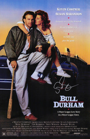 Susan Sarandon Signed Bull Durham 11x17 Movie Poster - (SCHWARTZ COA)