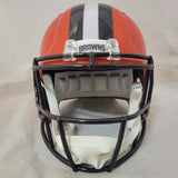 MYLES GARRETT SIGNED CLEVELAND BROWNS F/S SPEED REP HELMET BECKETT QR