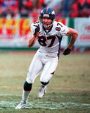 Ed McCaffrey Signed Denver Broncos Orange Home Jersey (JSA COA) 1998 Pro Bowl WR