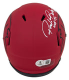 Buccaneers Ronde Barber "HOF 23" Signed Rave Speed Mini Helmet W/ Case BAS Wit