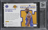 Shaquille O'Neal Signed 2017 Donruss Optic HK Purple #19 Card Auto 10! BAS Slab