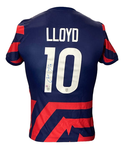 Carli Lloyd Signed USA Womens Soccer Nike Soccer Jersey Steiner CX